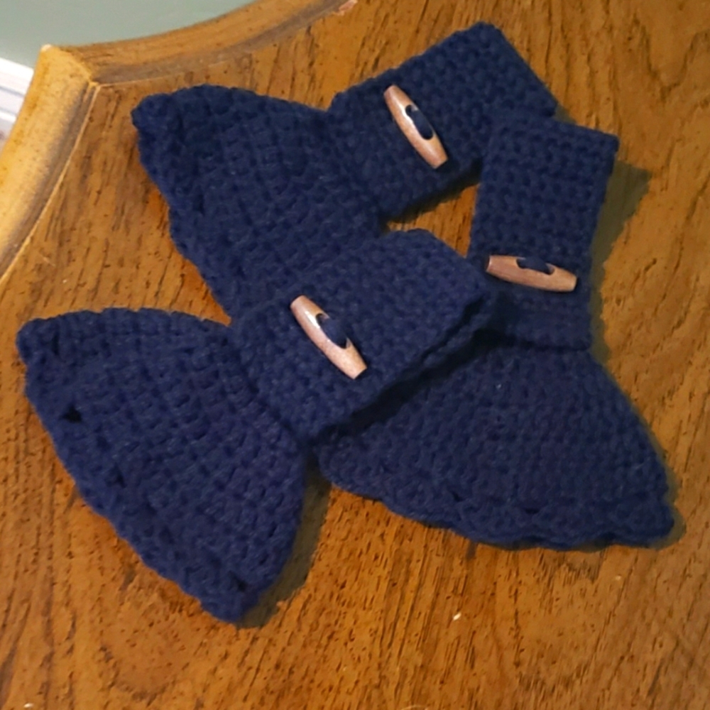 Crocheted Kitchen towel holders
